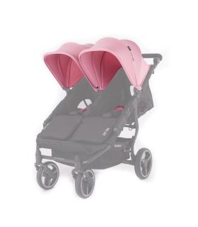 Canopy Milkshake Poussette Double Baby Monsters Easy Twin 3S