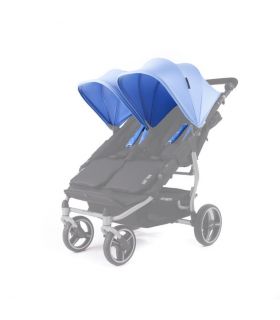 Canopy Mediterranean Poussette Double Baby Monsters Easy Twin 3S