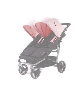 Canopy Cupcake Poussette Double Baby Monsters Easy Twin 3S