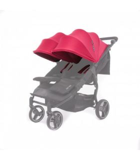 Canopy Bordeaux Poussette Double Baby Monsters Easy Twin 3S