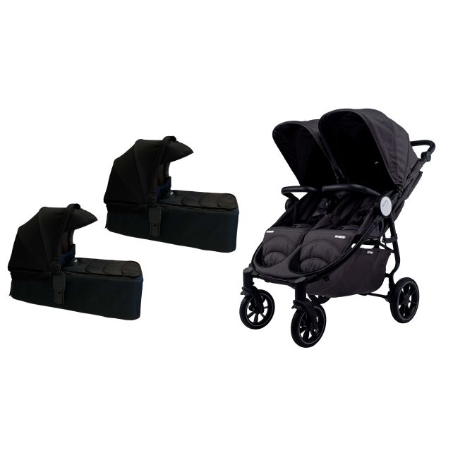 copy ofPoussette Double Baby Monsters Easy Twin 4 - Black