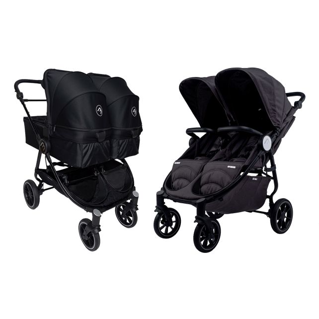 copy ofPoussette Double Baby Monsters Easy Twin 4 - Black
