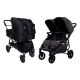 copy ofPoussette Double Baby Monsters Easy Twin 4 - Black