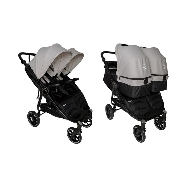 copy ofPoussette Double Baby Monsters Easy Twin 4 - Stone