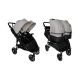 copy ofPoussette Double Baby Monsters Easy Twin 4 - Stone