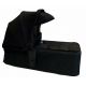 Poussette Double Baby Monsters Easy Twin 4 + 2 nacelles - Black