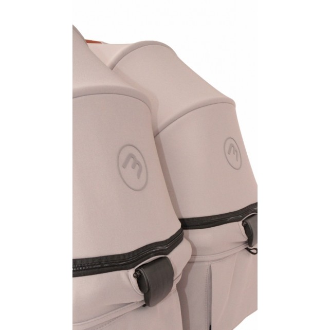 Nacelle rigide Baby Monsters Easy Twin 5 - River Grey