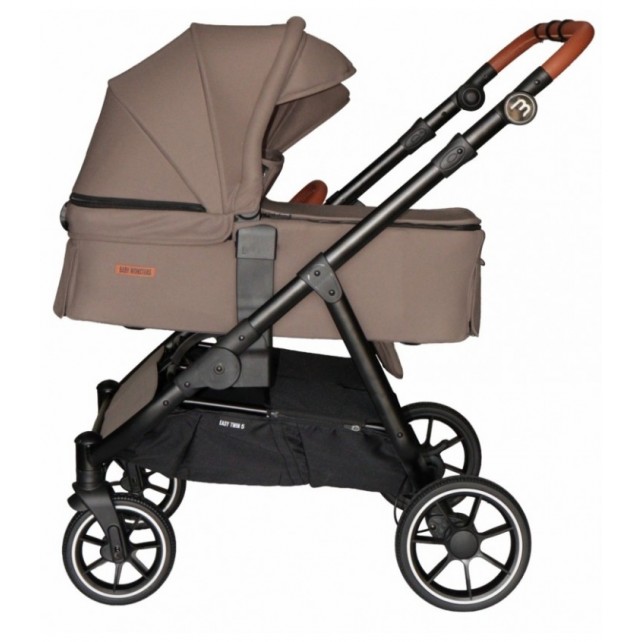 Nacelle rigide Baby Monsters Easy Twin 5 - Brown