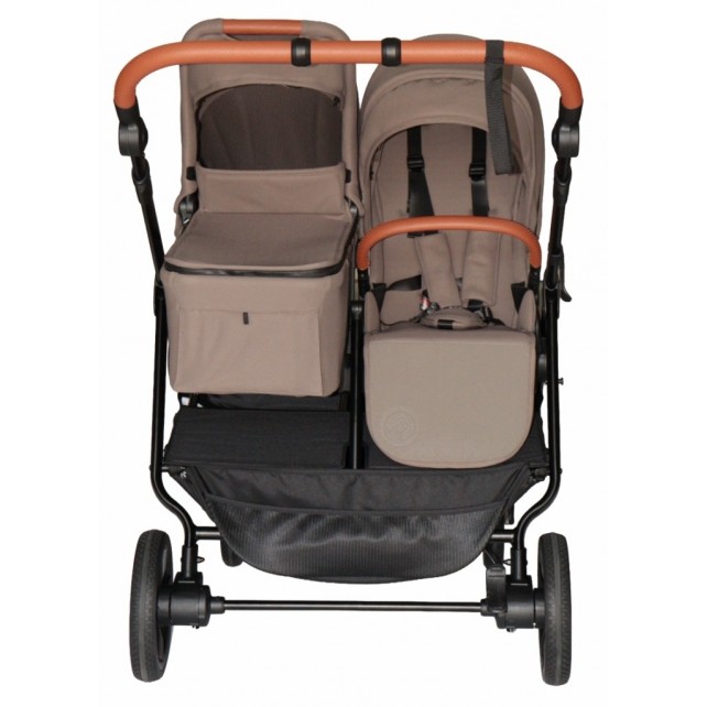 Nacelle rigide Baby Monsters Easy Twin 5 - Brown