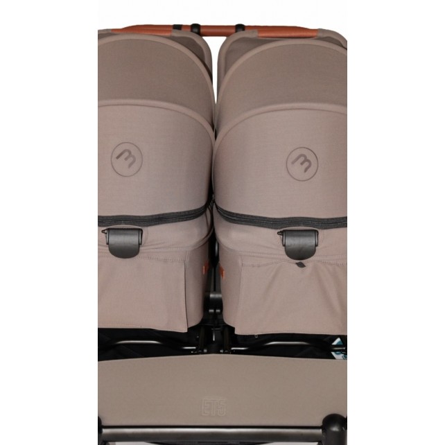 Nacelle rigide Baby Monsters Easy Twin 5 - Brown