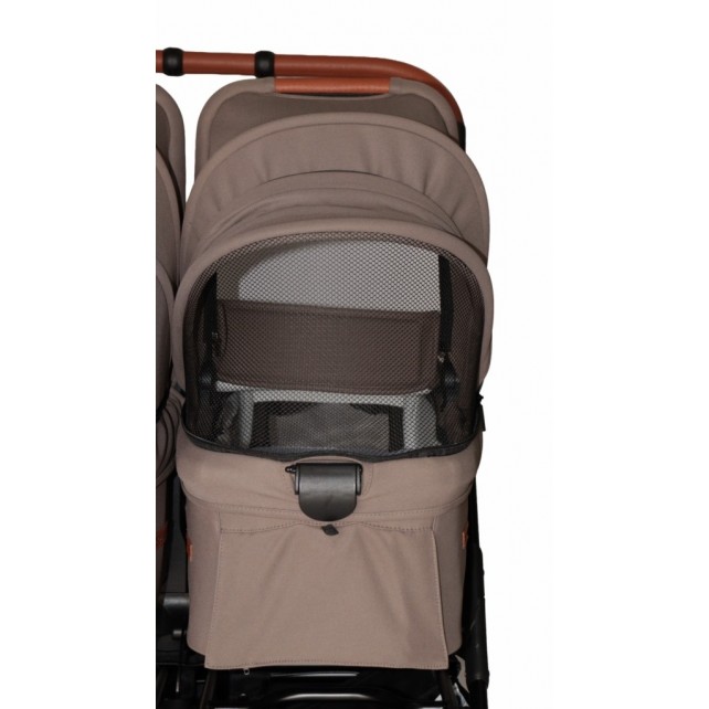 Nacelle rigide Baby Monsters Easy Twin 5 - Brown