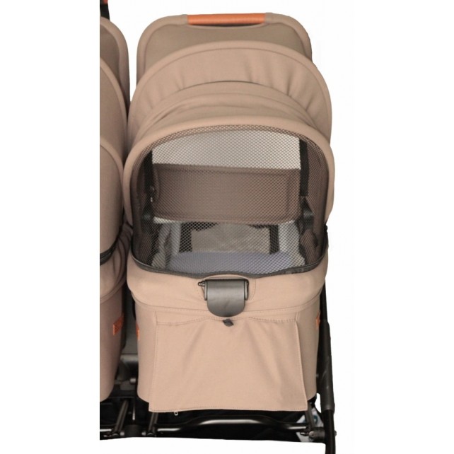 Nacelle rigide Baby Monsters Easy Twin 5 - Brown