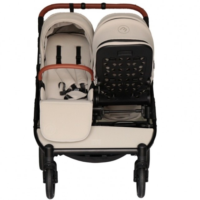 Nacelle rigide Baby Monsters Easy Twin 5 - Stone