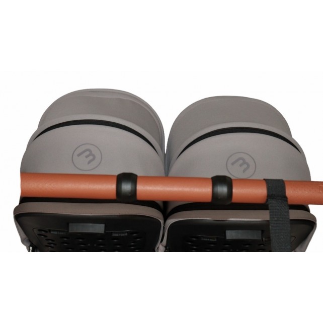 Poussette Double Baby Monsters Easy Twin 5 - River Grey