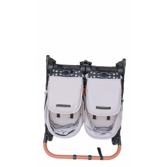 Poussette Double Baby Monsters Easy Twin 5 - River Grey