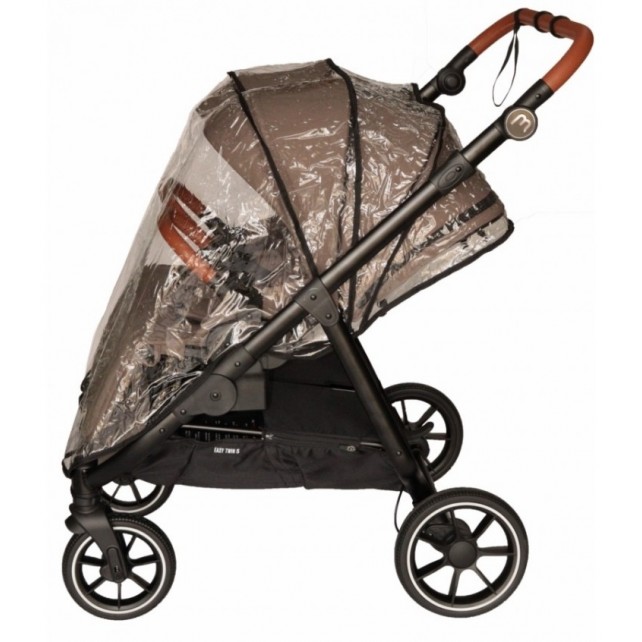 Poussette Double Baby Monsters Easy Twin 5 - River Grey