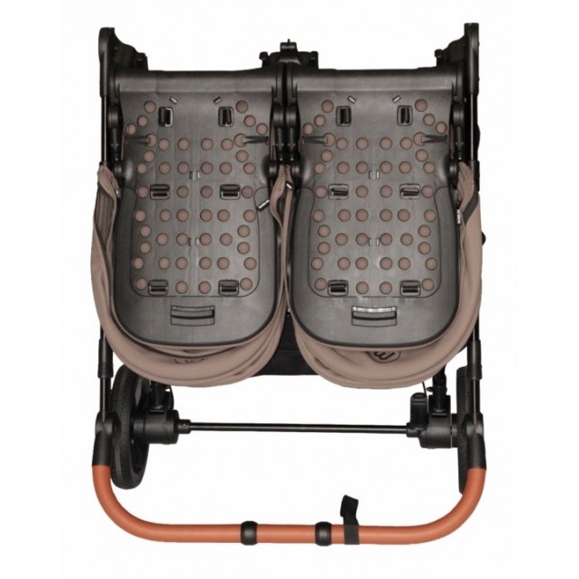 Poussette Double Baby Monsters Easy Twin 5 - Grown Brown