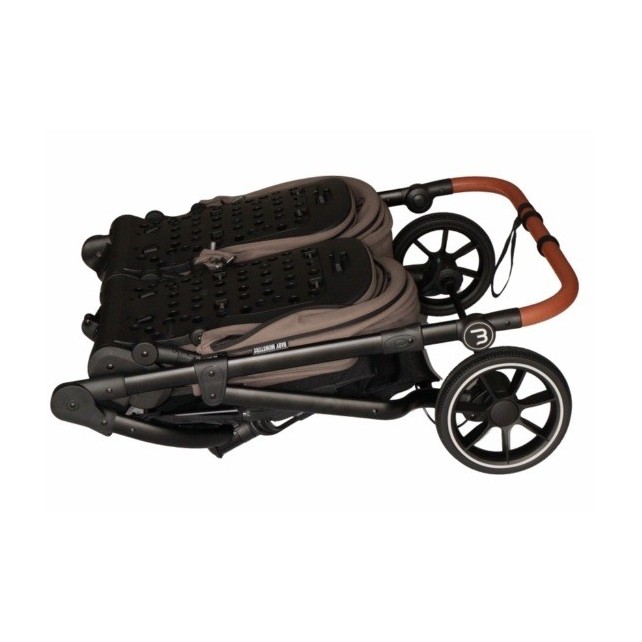 Poussette Double Baby Monsters Easy Twin 5 - Grown Brown