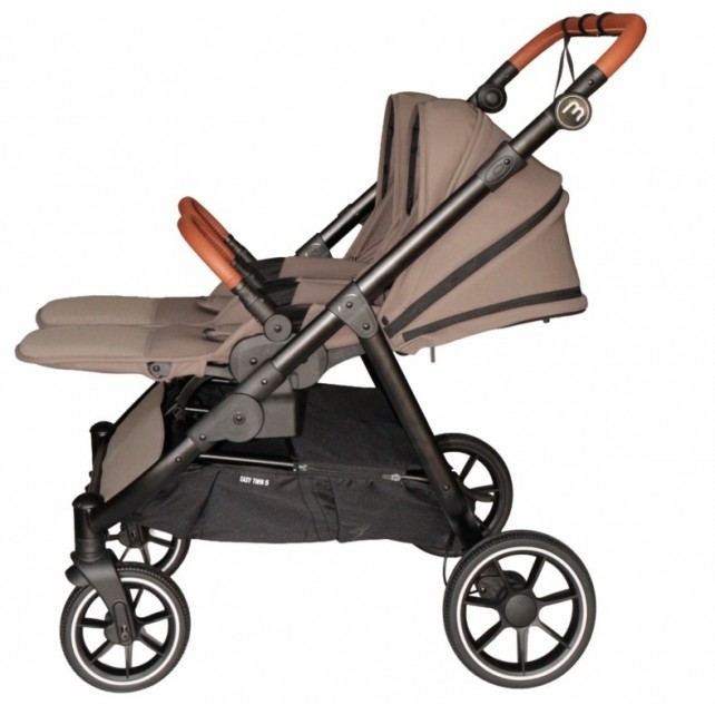 Poussette Double Baby Monsters Easy Twin 5 - Grown Brown