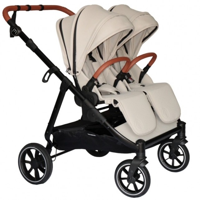 Poussette Double Baby Monsters Easy Twin 5 - Stone