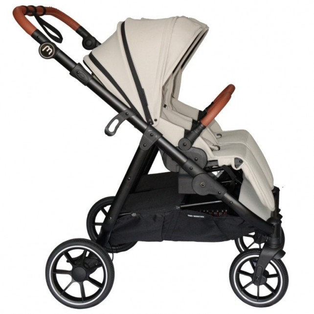 Poussette Double Baby Monsters Easy Twin 5 - Stone