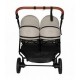 Poussette Double Baby Monsters Easy Twin 5 - Stone
