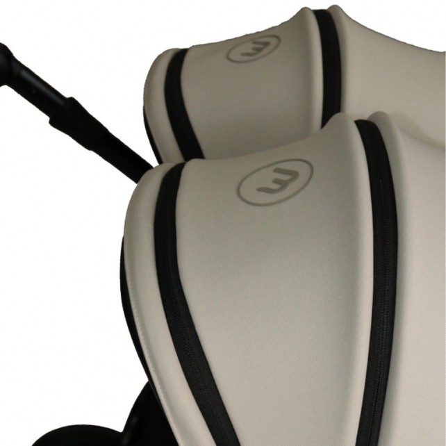 Poussette Double Baby Monsters Easy Twin 5 - Stone