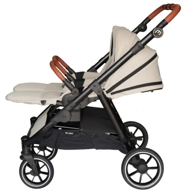 Poussette Double Baby Monsters Easy Twin 5 - Stone