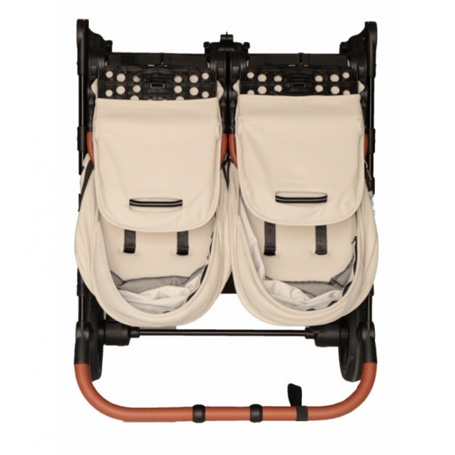 Poussette Double Baby Monsters Easy Twin 5 - Stone