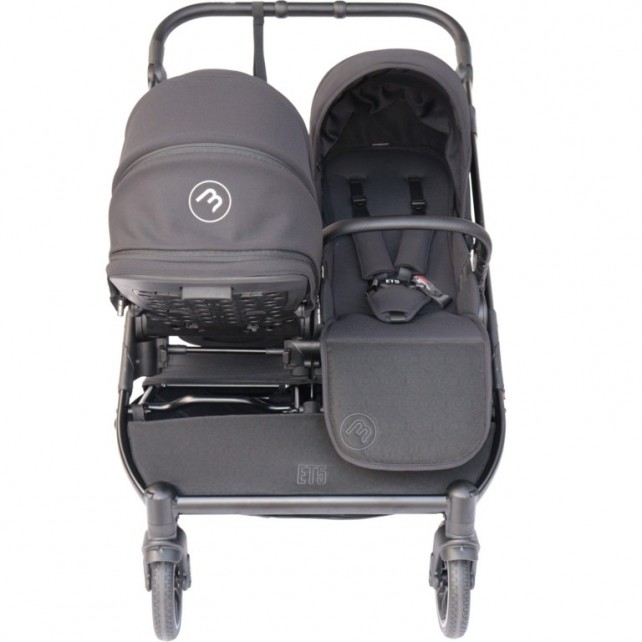 Poussette Double Baby Monsters Easy Twin 5 - Black