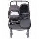 Poussette Double Baby Monsters Easy Twin 5 - Black