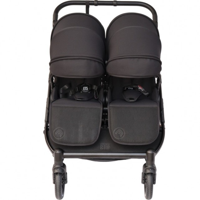 Poussette Double Baby Monsters Easy Twin 5 - Black