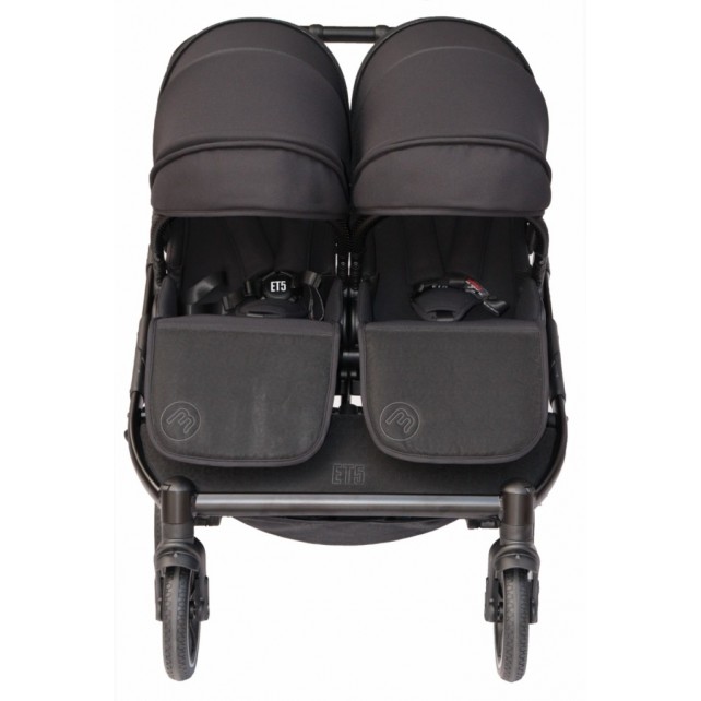 Poussette Double Baby Monsters Easy Twin 5 - Black