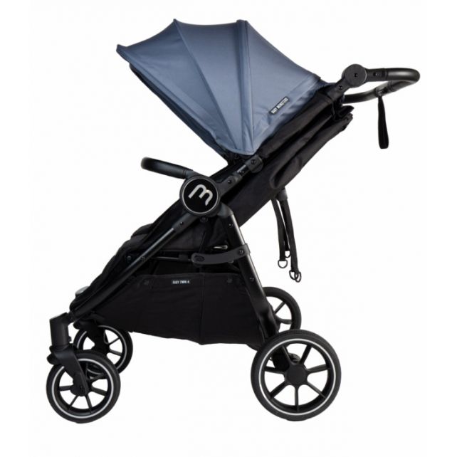 copy ofTwin Stroller Baby Monsters Easy Twin 4 + 2 carrycot - Black
