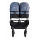 copy ofTwin Stroller Baby Monsters Easy Twin 4 + 2 carrycot - Black