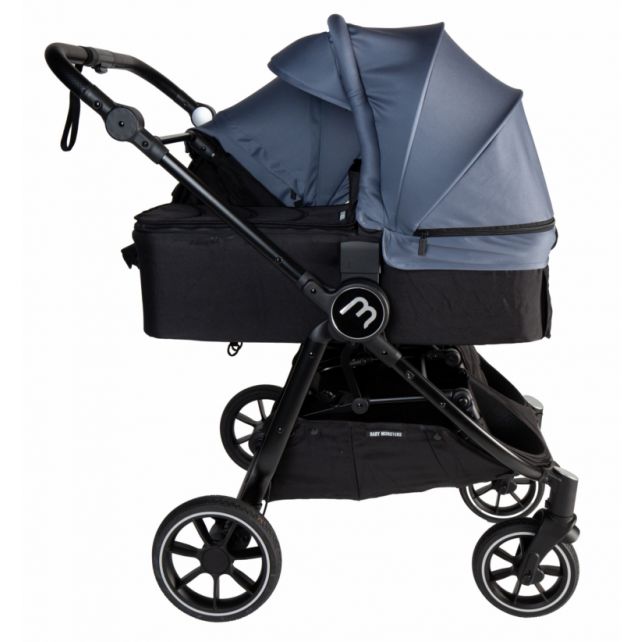 copy ofTwin Stroller Baby Monsters Easy Twin 4 + 2 carrycot - Black