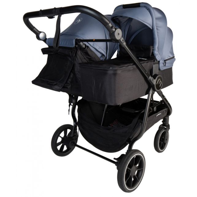 copy ofTwin Stroller Baby Monsters Easy Twin 4 + 2 carrycot - Black