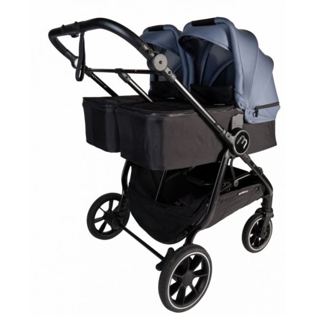 copy ofTwin Stroller Baby Monsters Easy Twin 4 + 2 carrycot - Black