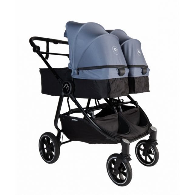 Twin Stroller Baby Monsters Easy Twin 4 + 2 carrycot - Pacific